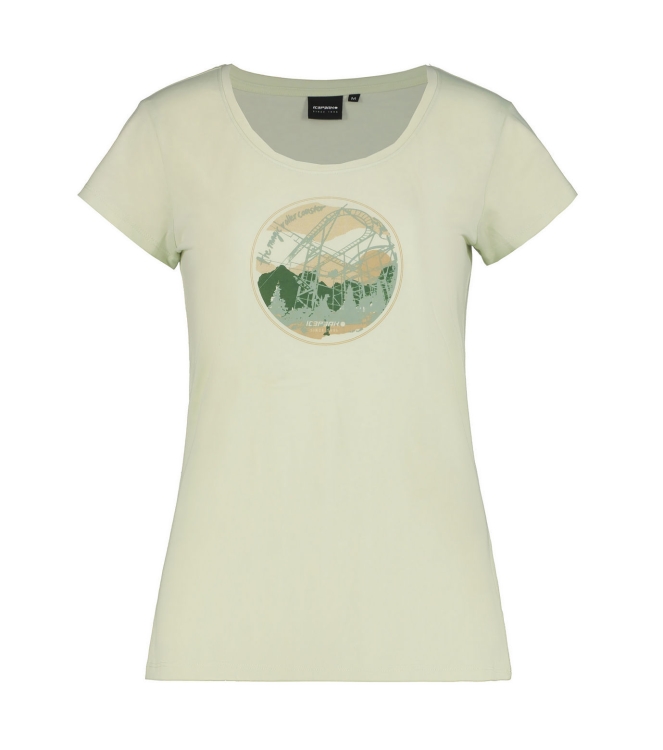 Icepeak Icepeak Antiga Wm T-Shirt 514_light green 54677_689_I 514_Light Green Icepeak fleeces en truien 54677_689_I zwart bij Leerentveldvrijetijd.nl