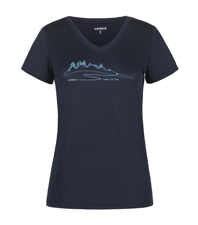 Icepeak Icepeak Burnham Wm T-Shirt 390_dark blue 54756_626_I 390_Dark Blue Icepeak fleeces en truien 54756_626_I geen kleur bij Leerentveldvrijetijd.nl