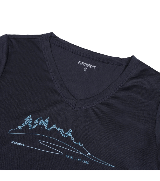 Icepeak Icepeak Burnham Wm T-Shirt 390_dark blue 54756_626_I 390_Dark Blue Icepeak fleeces en truien 54756_626_I geen kleur bij Leerentveldvrijetijd.nl