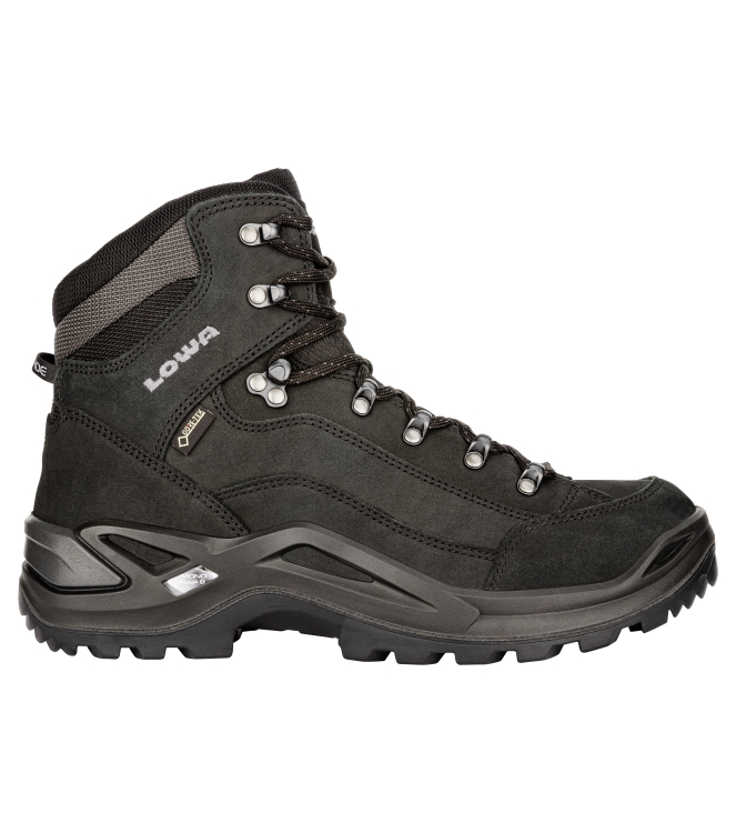 Lowa Lowa Renegade GTX Heren wandelschoen 0998 deepblack LM311945 0998 deepblack Lowa wandelschoenen LM311945 licht grijs bij Leerentveldvrijetijd.nl