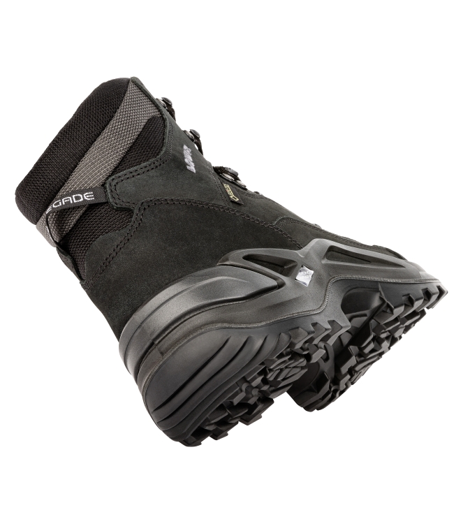 Lowa Lowa Renegade GTX Heren wandelschoen 0998 deepblack LM311945 0998 deepblack Lowa wandelschoenen LM311945 licht grijs bij Leerentveldvrijetijd.nl