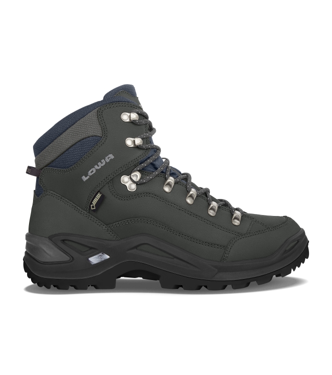 Lowa Lowa Renegade GTX Heren wandelschoen 0954 darkgrey LM311945 0954 darkgrey Lowa wandelschoenen LM311945 zwart combinatie bij Leerentveldvrijetijd.nl