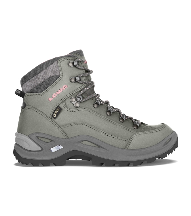 Lowa Lowa Renegade GTX Mid W wandelschoen 9789 graphite/rose LM321945 9789 graphite/rose Lowa wandelschoenen LM321945 lichtblauw bij Leerentveldvrijetijd.nl