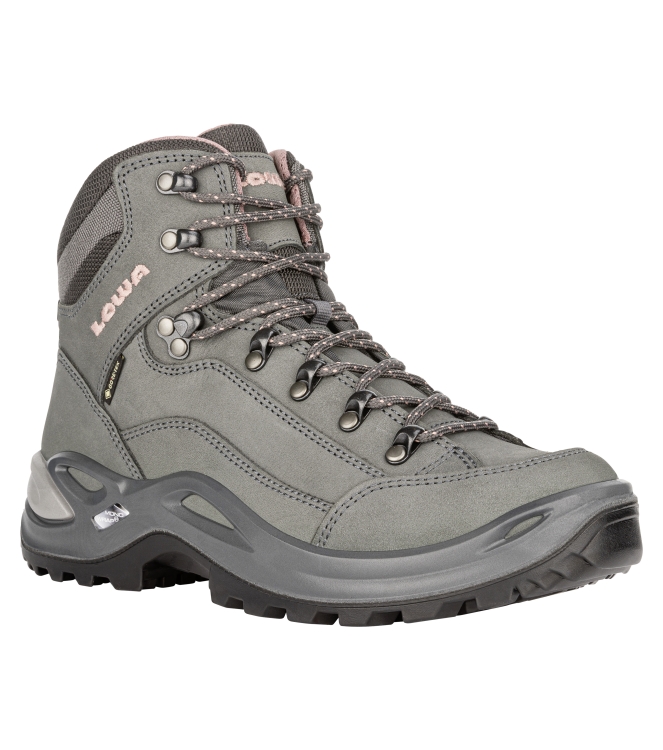 Lowa Lowa Renegade GTX Mid W wandelschoen 9789 graphite/rose LM321945 9789 graphite/rose Lowa wandelschoenen LM321945 lichtblauw bij Leerentveldvrijetijd.nl