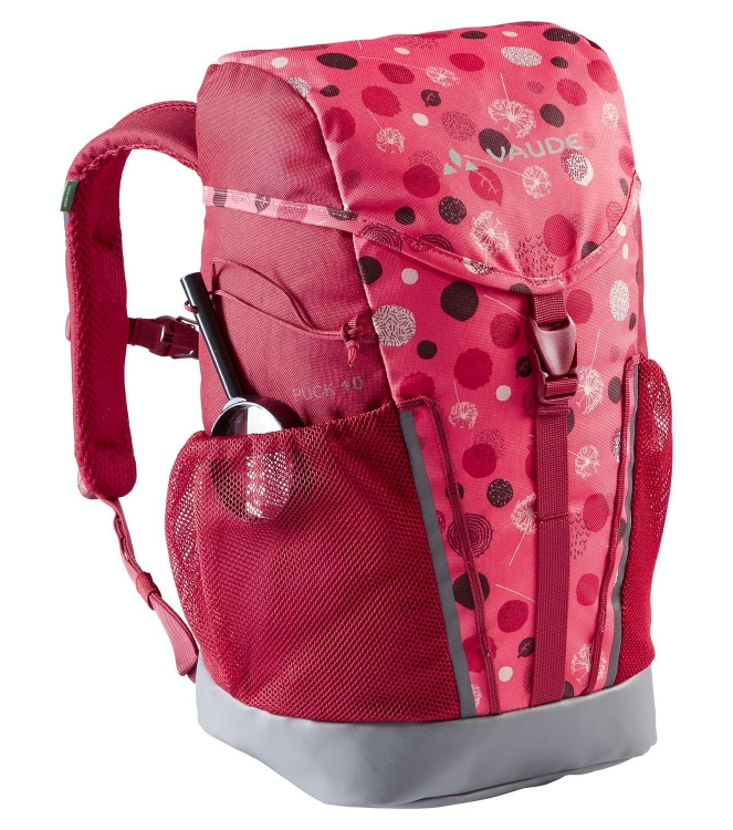 Vaude Vaude Puck 10 997_bright pink/cranberry 15476 997_Bright Pink/Cranberry Vaude tassen 15476 ivoor bij Leerentveldvrijetijd.nl