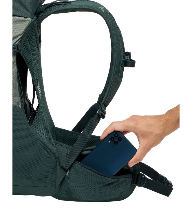 Vaude Vaude Brenta 24 liter dagtour rugzak 123_agave 47362 123_Agave Vaude tassen 47362 blauw bij Leerentveldvrijetijd.nl