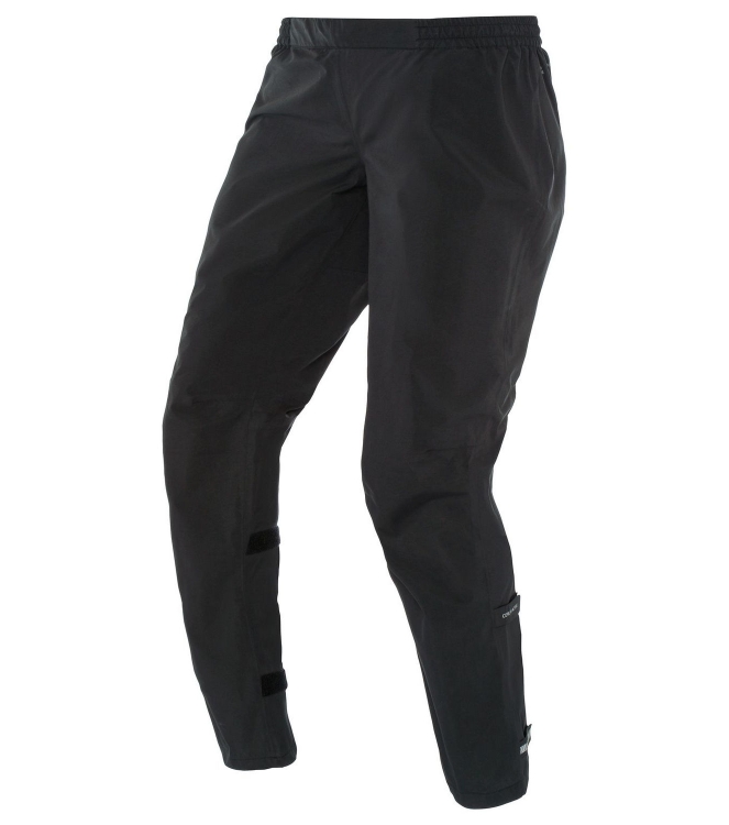 Vaude Vaude Women\'s Yaras Rain Pants IV 010_black 45551 010_Black Vaude broeken 45551 licht grijs bij Leerentveldvrijetijd.nl