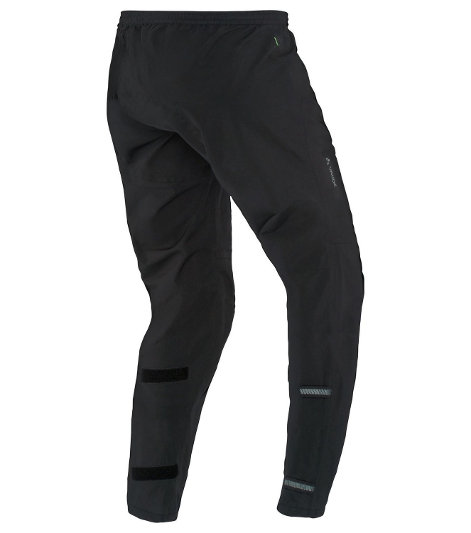 Vaude Vaude Women\'s Yaras Rain Pants IV 010_black 45551 010_Black Vaude broeken 45551 licht grijs bij Leerentveldvrijetijd.nl