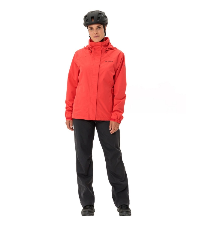 Vaude Vaude Women\'s Yaras Rain Pants IV 010_black 45551 010_Black Vaude broeken 45551 licht grijs bij Leerentveldvrijetijd.nl