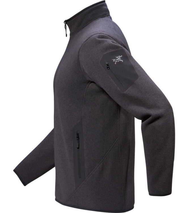 Arc'teryx Arc\'teryx Covert CDG M black heather X000008884 Black Heather Arc'teryx fleeces en truien X000008884 licht grijs bij Leerentveldvrijetijd.nl