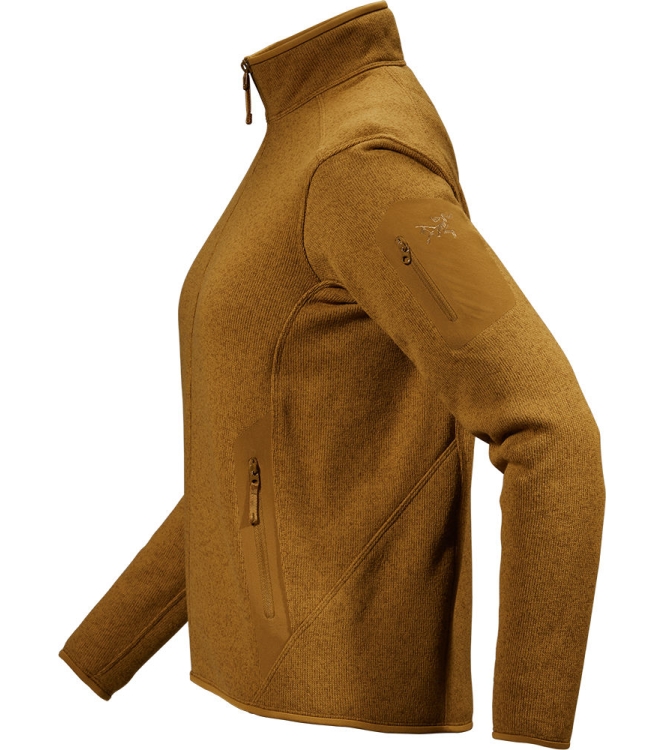 Arc'teryx Arc\'teryx Covert Cardigan W yukon heather X000005715 Yukon Heather Arc'teryx fleeces en truien X000005715 groen bij Leerentveldvrijetijd.nl