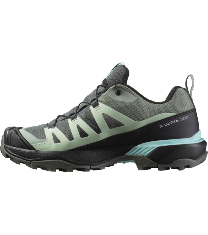 Salomon Salomon X Ultra 360 GTX W sedsa/black/sea L47742500 Sedsa/Black/Sea Salomon wandelschoenen L47742500 blauw bij Leerentveldvrijetijd.nl