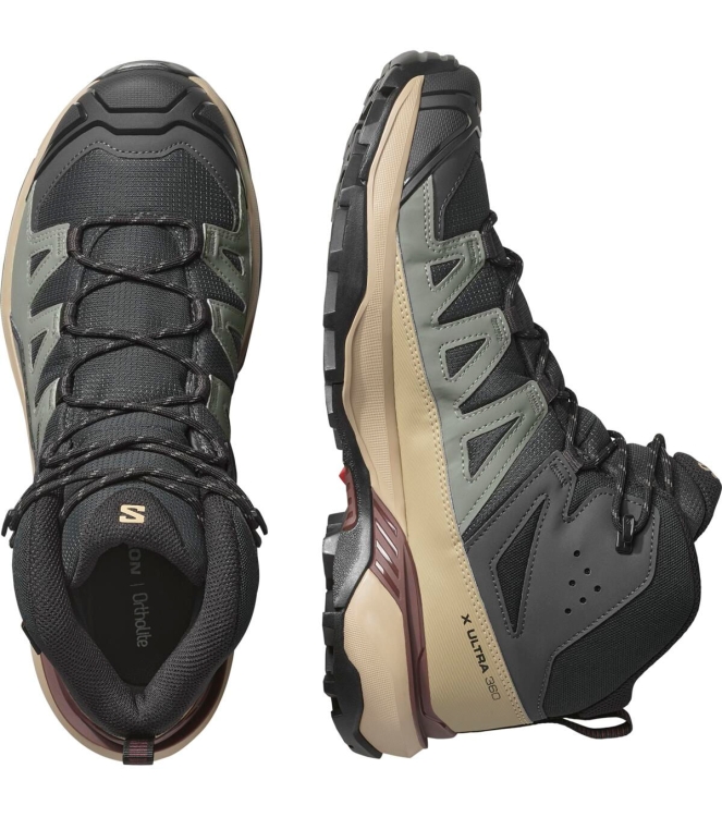 Salomon Salomon X Ultra 360 Mid GTX phantm/dsrtan L47743300 Phantm/Dsrtan Salomon wandelschoenen L47743300 lichtblauw bij Leerentveldvrijetijd.nl