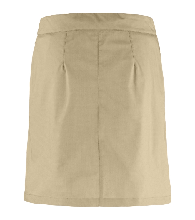 Fjällräven Fjällräven Abisko Hike Skort W 118_fossil F14200168 118_Fossil Fjällräven broeken F14200168 lichtblauw bij Leerentveldvrijetijd.nl