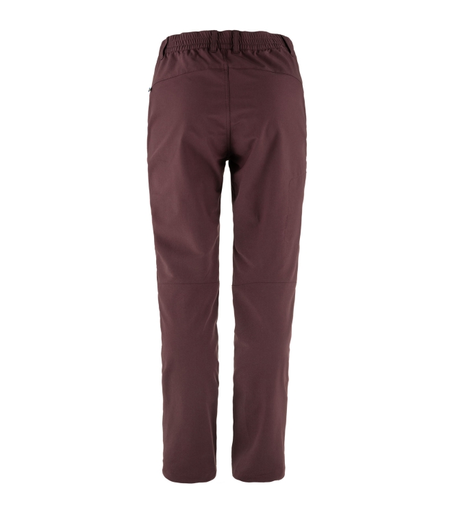 Fjällräven Fjällräven Abisko Trail Stretch Trousers W 357_port F87101 R 357_Port Fjällräven broeken F87101 R geel bij Leerentveldvrijetijd.nl