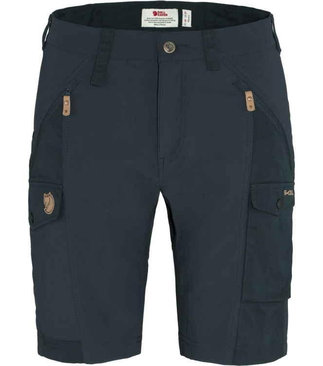 Fjällräven Fjällräven Nikka Shorts Curved W 555_dark navy F89731 555_Dark Navy Fjällräven broeken F89731 geen kleur bij Leerentveldvrijetijd.nl