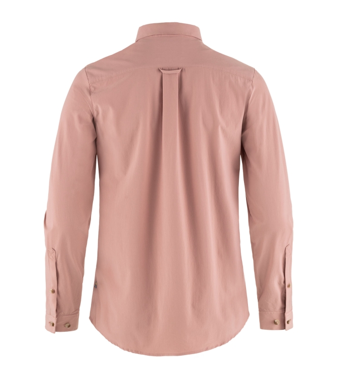 Fjällräven Fjällräven Ovik Lite Shirt LS W 300_dusty rose F89980 300_Dusty Rose Fjällräven fleeces en truien F89980 ivoor bij Leerentveldvrijetijd.nl