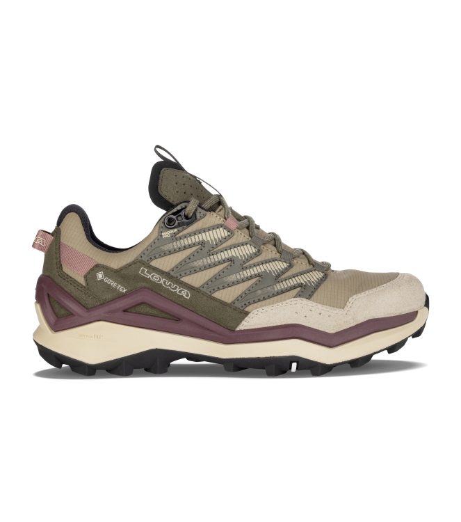 Lowa Lowa Maddox Pro GTX Lo Ws 4940 desert/oldrose LM321630 4940 desert/oldrose Lowa wandelschoenen LM321630 donker blauw bij Leerentveldvrijetijd.nl