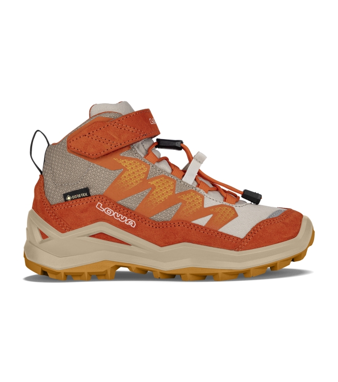 Lowa Lowa Maddox Pro GTX Mid Vc Jr 4854 dune/flame LK641629 4854 dune/flame Lowa wandelschoenen LK641629 donker blauw bij Leerentveldvrijetijd.nl