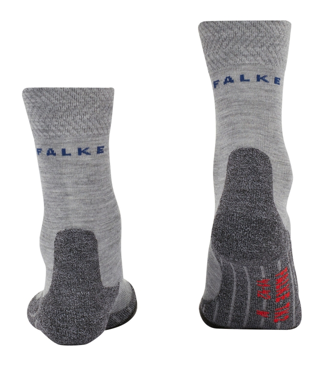 Falke Falke TK2 Explore Melange 3530_m.grey mel 16162 3530_m.grey mel Falke wandelsokken 16162 lichtblauw bij Leerentveldvrijetijd.nl
