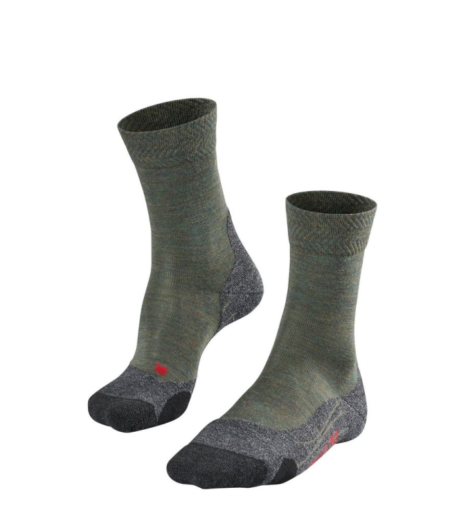 Falke Falke TK2 Explore Melange 7926_ivy green 16162 7926_ivy green Falke wandelsokken 16162 blauw bij Leerentveldvrijetijd.nl