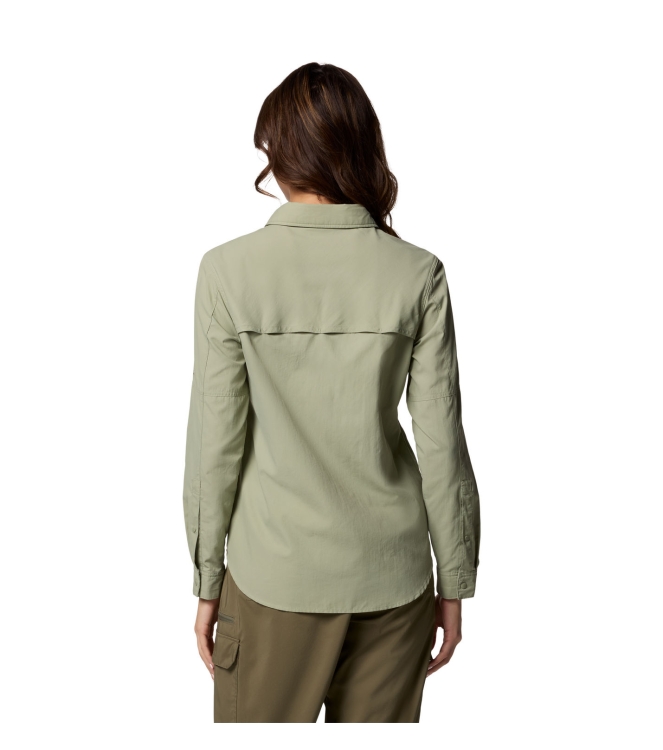 Columbia Columbia Skien Valley™ Long Sleeve Shirt 348_safari 2119283 348_Safari Columbia fleeces en truien 2119283 blauw bij Leerentveldvrijetijd.nl