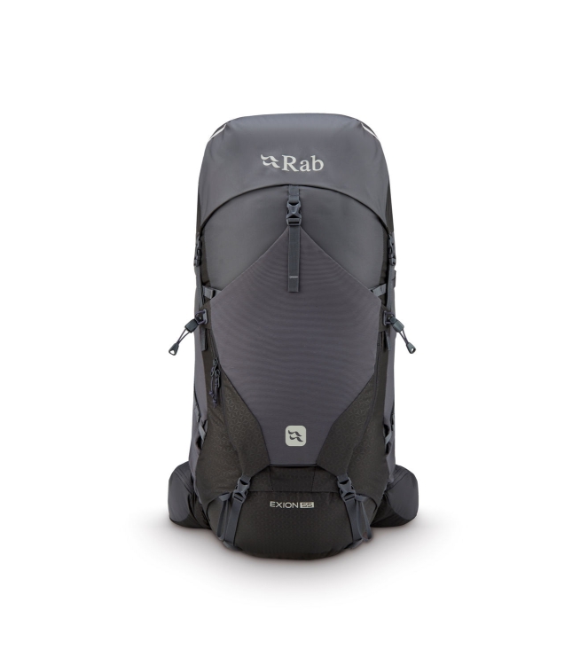 Rab tassen QAP-77 zwart combinatie bij Leerentveldvrijetijd.nl