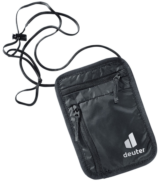 Deuter Deuter Security Wallet I 7000_black DA3950021 7000_Black Deuter outdoor accessoires DA3950021 licht grijs bij Leerentveldvrijetijd.nl
