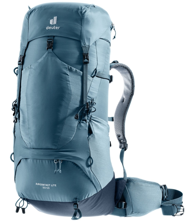 Deuter Deuter Aircontact Lite 50 + 10 1374_atlantic/ink DR3340323 1374_Atlantic/ink Deuter tassen DR3340323 antraciet bij Leerentveldvrijetijd.nl