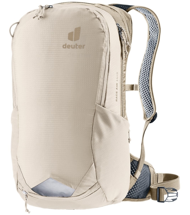 Deuter Deuter Race Air 14+3 Dagtour rugzak 4426_alu-greystone DR3204423 4426_alu-greystone Deuter tassen DR3204423 turquoise bij Leerentveldvrijetijd.nl