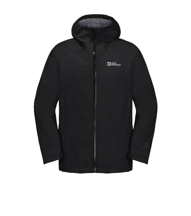 Jack Wolfskin Jack Wolfskin Highest Peak 3L JKT M 6000_black 1115134 6000_black Jack Wolfskin jassen 1115134 licht grijs bij Leerentveldvrijetijd.nl