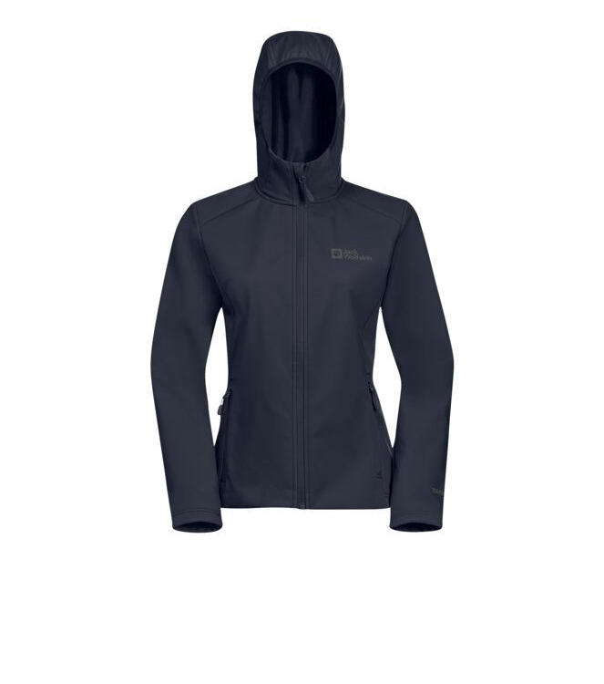 Jack Wolfskin Jack Wolfskin Bornberg Hoody W 1010_night blue 1307692 1010_night blue Jack Wolfskin jassen 1307692 geen kleur bij Leerentveldvrijetijd.nl
