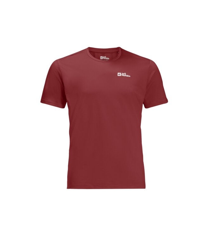 Jack Wolfskin Jack Wolfskin Delgami S/S M 2511_deep ruby 1809811 2511_deep ruby Jack Wolfskin fleeces en truien 1809811 multi kleur bij Leerentveldvrijetijd.nl