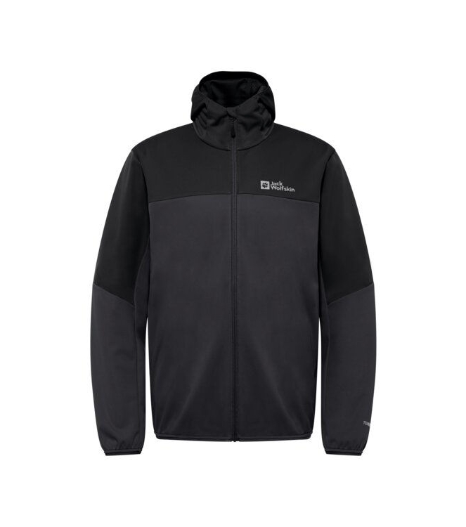 Jack Wolfskin jassen A63970 zwart combinatie bij Leerentveldvrijetijd.nl