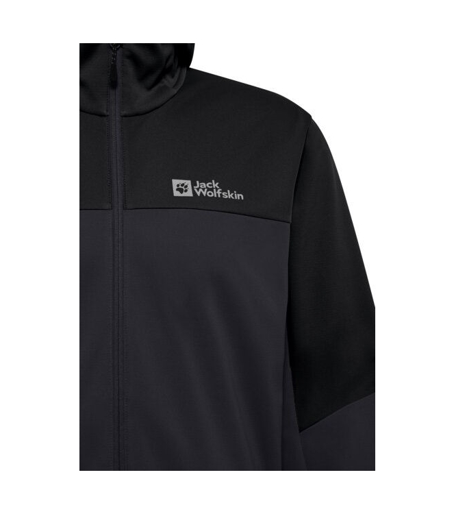 Jack Wolfskin jassen A63970 zwart combinatie bij Leerentveldvrijetijd.nl