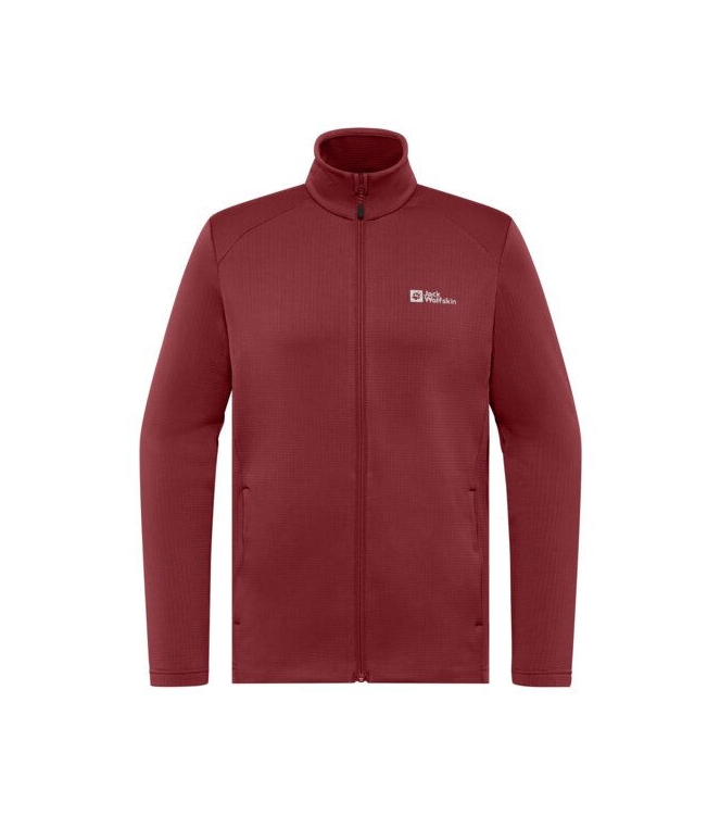Jack Wolfskin Jack Wolfskin Kolbenberg FZ M 2511_deep ruby A63964 2511_deep ruby Jack Wolfskin fleeces en truien A63964 multi kleur bij Leerentveldvrijetijd.nl