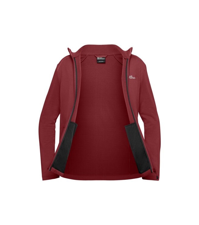 Jack Wolfskin Jack Wolfskin Kolbenberg FZ M 2511_deep ruby A63964 2511_deep ruby Jack Wolfskin fleeces en truien A63964 multi kleur bij Leerentveldvrijetijd.nl