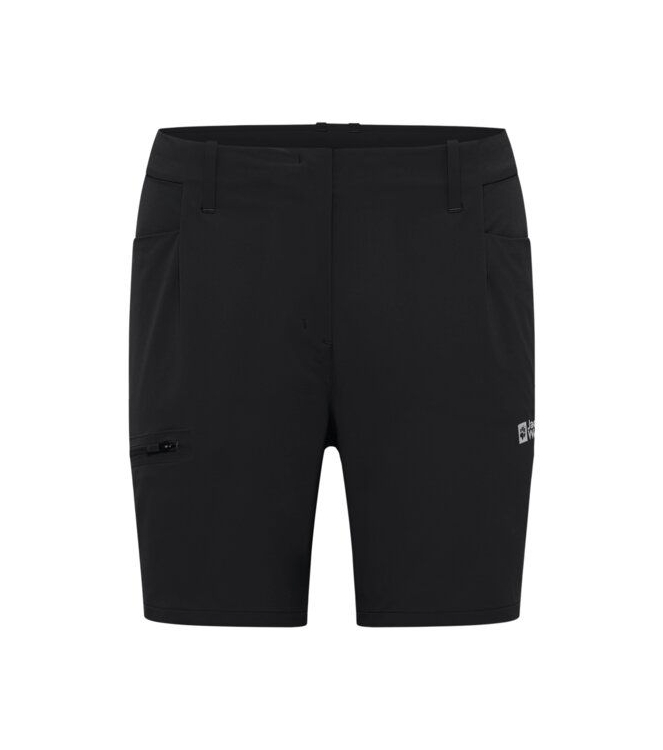 Jack Wolfskin Jack Wolfskin Prelight Stride Short W 6000_black A63785 6000_black Jack Wolfskin broeken A63785 licht grijs bij Leerentveldvrijetijd.nl