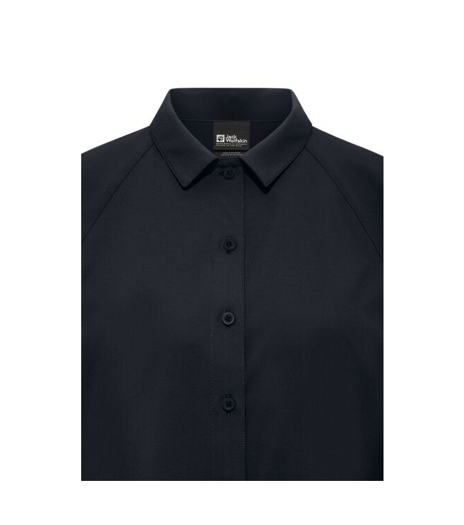 Jack Wolfskin Jack Wolfskin Sierra Quest SS Shirt W c0413_dark navy A63878 C0413_dark navy Jack Wolfskin fleeces en truien A63878 geen kleur bij Leerentveldvrijetijd.nl