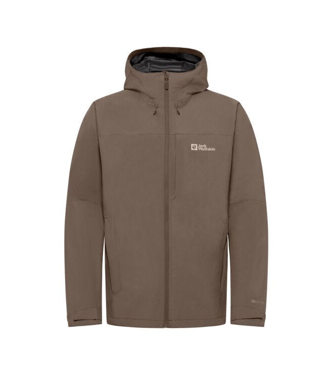 Jack Wolfskin Jack Wolfskin Tempest 2L JKT M 5719_cold coffee A63900 5719_cold coffee Jack Wolfskin jassen A63900 marine bij Leerentveldvrijetijd.nl