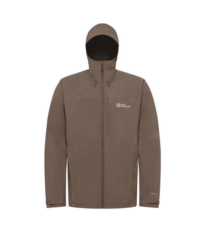 Jack Wolfskin Jack Wolfskin Tempest 2L JKT M 5719_cold coffee A63900 5719_cold coffee Jack Wolfskin jassen A63900 marine bij Leerentveldvrijetijd.nl