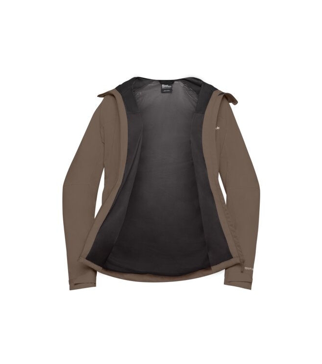 Jack Wolfskin Jack Wolfskin Tempest 2L JKT M 5719_cold coffee A63900 5719_cold coffee Jack Wolfskin jassen A63900 marine bij Leerentveldvrijetijd.nl