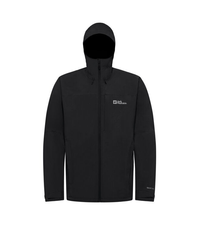 Jack Wolfskin Jack Wolfskin Tempest 2L JKT M 6000_black A63900 6000_black Jack Wolfskin jassen A63900 licht grijs bij Leerentveldvrijetijd.nl