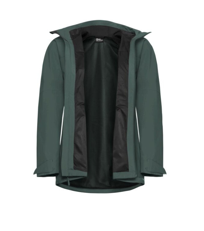 Jack Wolfskin Jack Wolfskin Tempest 2L JKT W e0271_sago palm A63901 E0271_sago palm Jack Wolfskin jassen A63901 blauw bij Leerentveldvrijetijd.nl