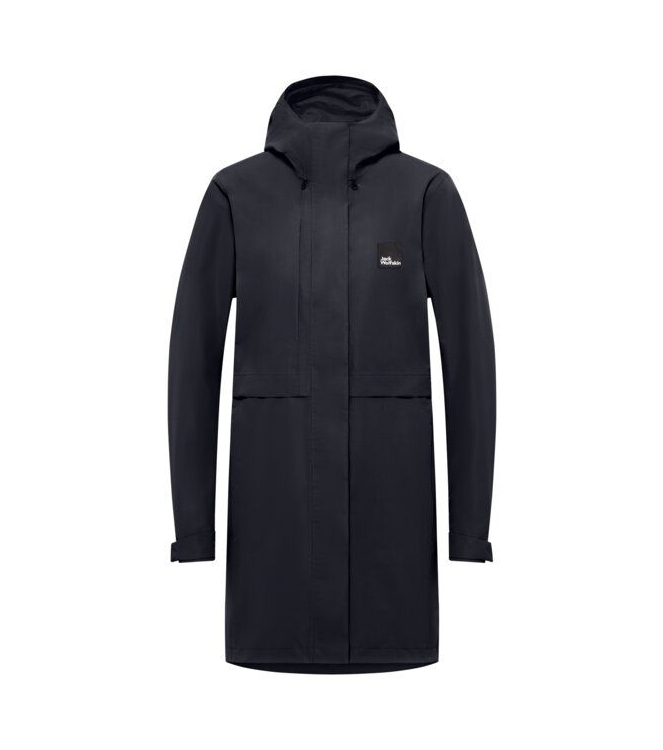 Jack Wolfskin Jack Wolfskin Terraview 2L  Coat W c0413_dark navy A63830 C0413_dark navy Jack Wolfskin jassen A63830 geen kleur bij Leerentveldvrijetijd.nl