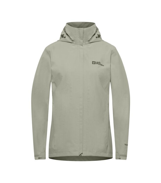 Jack Wolfskin Jack Wolfskin Trailtime 2L JKT W 4137_mint leaf A63902 4137_mint leaf Jack Wolfskin jassen A63902 blauw bij Leerentveldvrijetijd.nl