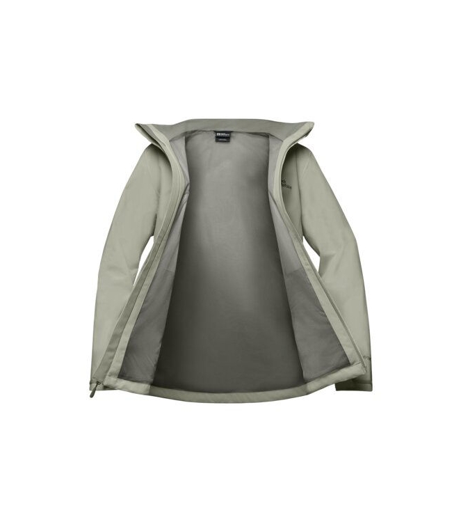 Jack Wolfskin Jack Wolfskin Trailtime 2L JKT W 4137_mint leaf A63902 4137_mint leaf Jack Wolfskin jassen A63902 blauw bij Leerentveldvrijetijd.nl