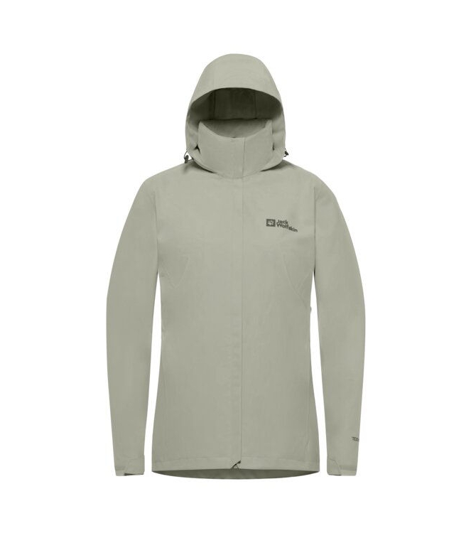 Jack Wolfskin Jack Wolfskin Trailtime 2L JKT W 4137_mint leaf A63902 4137_mint leaf Jack Wolfskin jassen A63902 blauw bij Leerentveldvrijetijd.nl