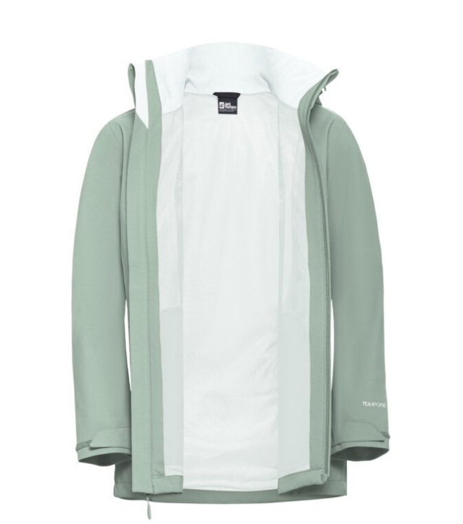 Jack Wolfskin jassen A63902 zwart bij Leerentveldvrijetijd.nl