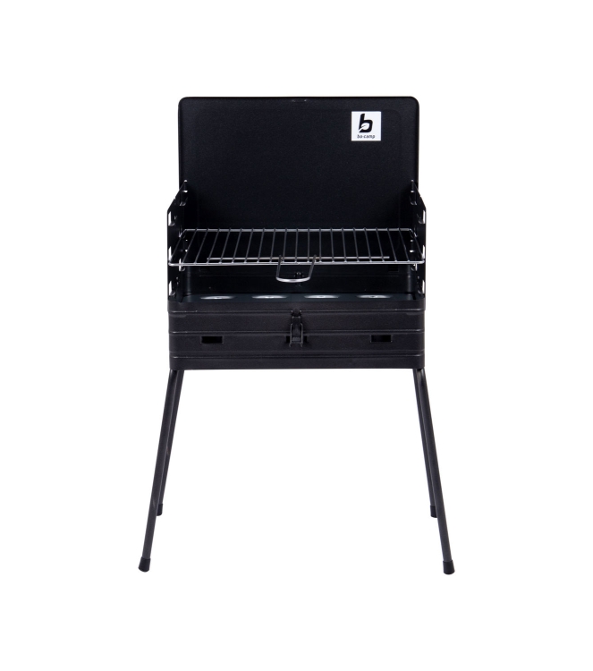 Bo-Camp Bo-Camp BBQ koffermodel staal  8130030  Bo-Camp kooktoestellen 8130030 ecru bij Leerentveldvrijetijd.nl